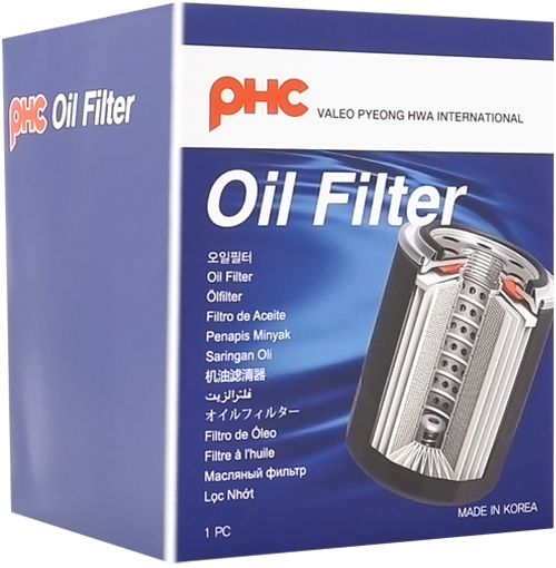 PHC Oil filter - Box Details