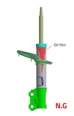 1. Strut type - Oil Leakage