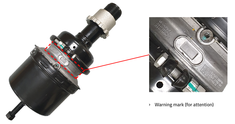Marking & Details on Brake Chamber