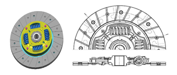 Z Type clutch disc