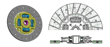 KJ Type clutch disc