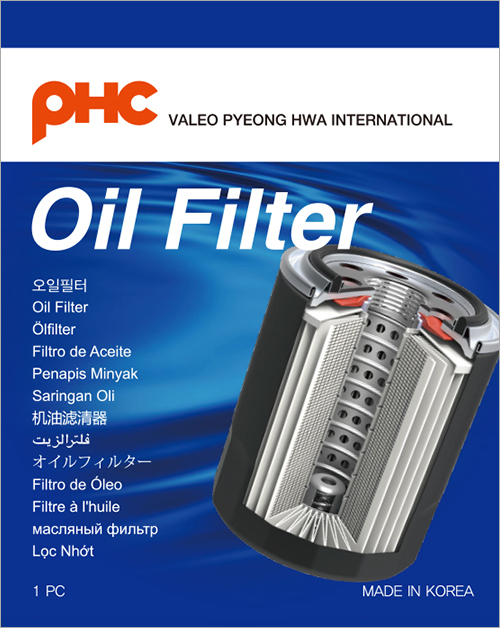PHC Oil filter - Box Details